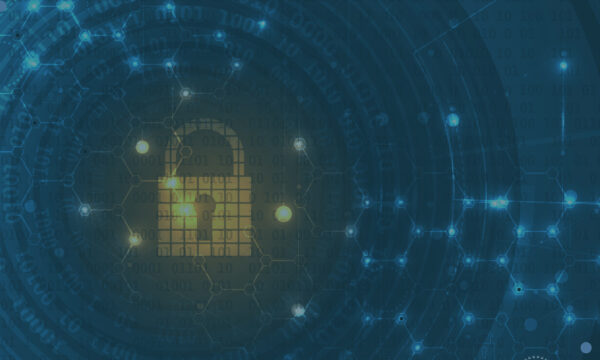 Technology security concept. Modern safety digital background